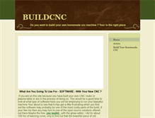 Tablet Screenshot of buildcnc.com